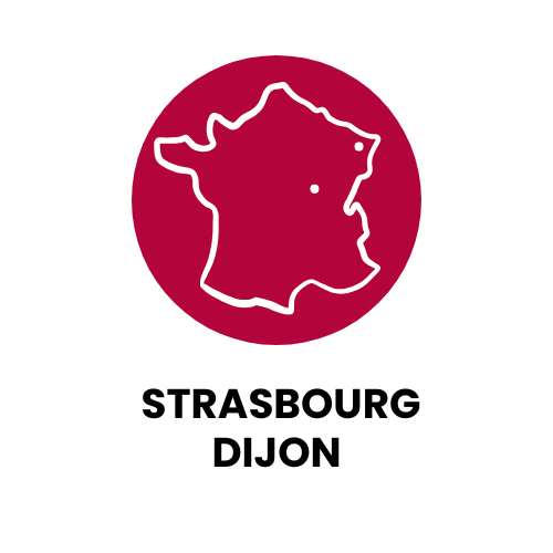 Zones d’intervention de Sureal2 à Dijon et Strasbourg pour coffres-forts et serrurerie